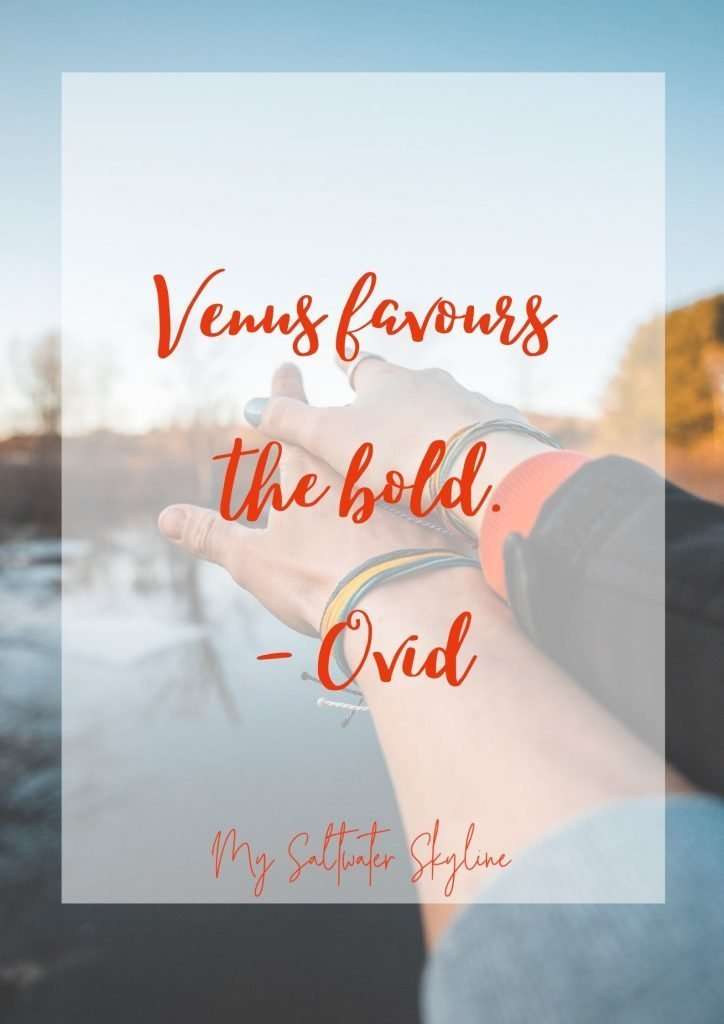 venus-favours-the-bold-quote-ovid-pin